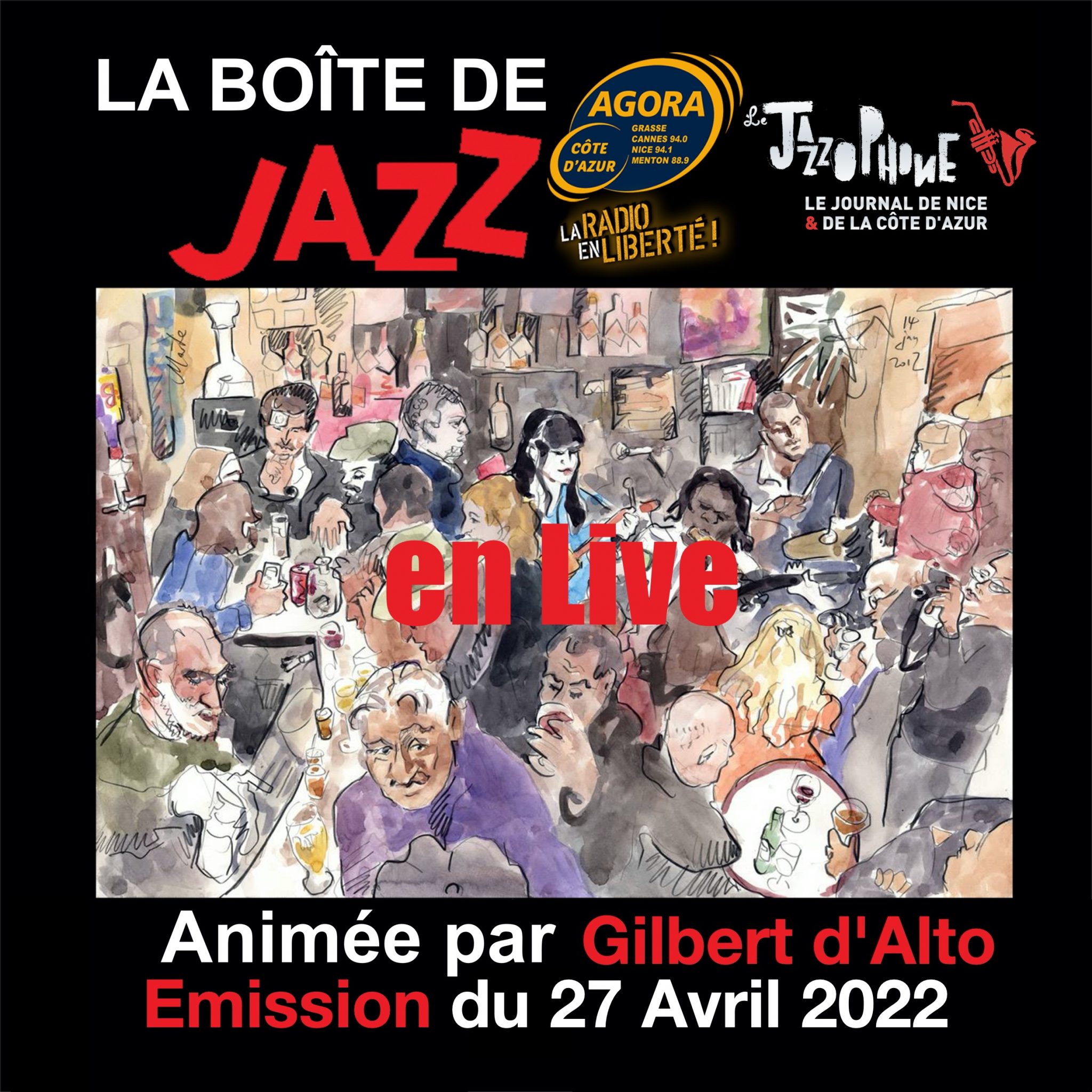 #Radio & #Podcast : La Boîte de Jazz en Live du 27 avril 2022 Spéciale Olivier Hutman 