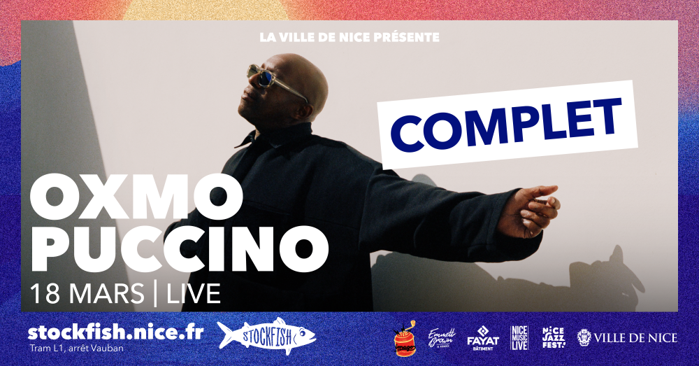18/03/26 – Oxmo Puccino à Nice COMPLET